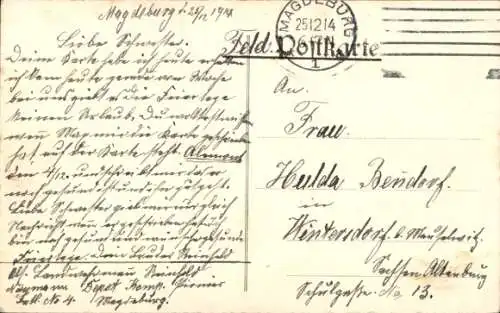 Ak Magdeburg an der Elbe, Elbansicht mit Dom