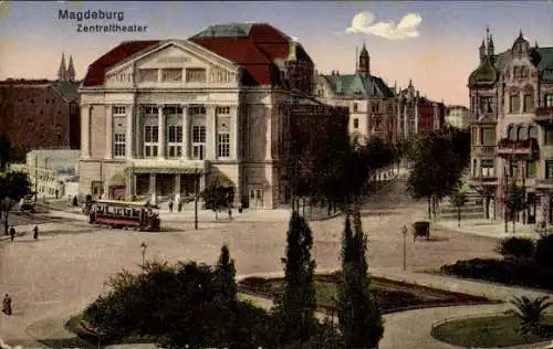 Ak Magdeburg an der Elbe,  Zentraltheater