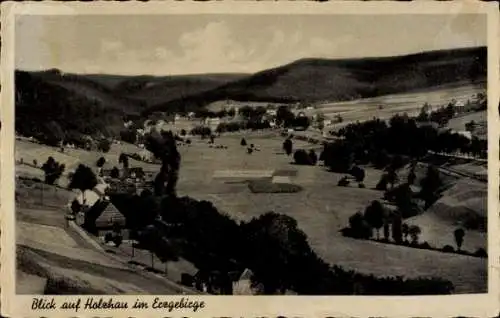 Ak Holzhau Rechenberg Bienenmühle Erzgebirge, Blick auf Holzhau im Erzgebirge