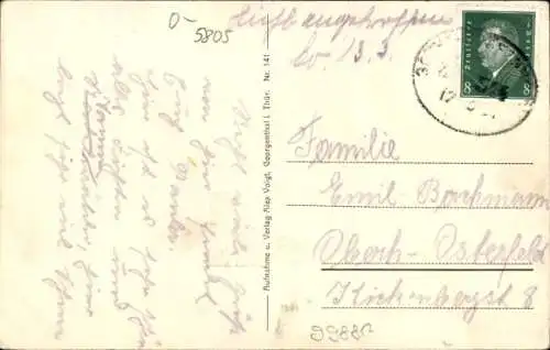 Ak Georgenthal in Thüringen, Blick vom Ziegelberg, Georgenthal in Thüringen