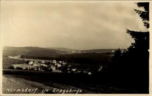 Ak Hermsdorf im Erzgebirge, Gesamtansicht