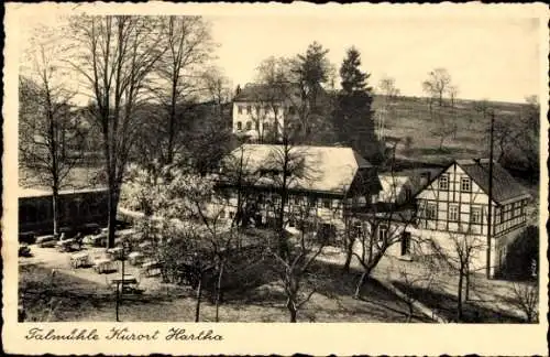 Ak Kurort Hartha Hintergersdorf Tharandt im Erzgebirge, Gasthaus und Sommerfrische Talmühle