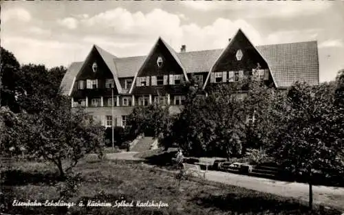 Ak Bad Karlshafen an der Weser, Eisenbahn-Echolungs- u. Kurheim Solbad Karlshafen