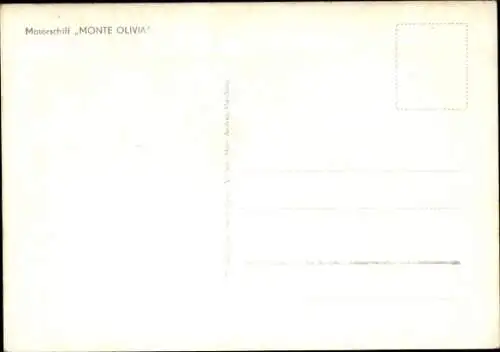 Ak Motorschiff Monte Olivia, HSDG