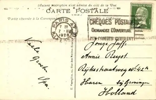 Ak Paris IX, Opéra, Treppe