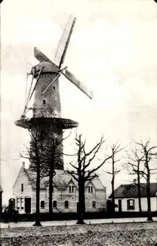 Ak Princenhage Breda Nordbrabant, Korenmolen Vrede en Hoop