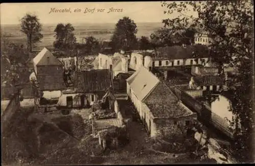 Ak Mercatel Pas de Calais, ein Dorf vor Arras