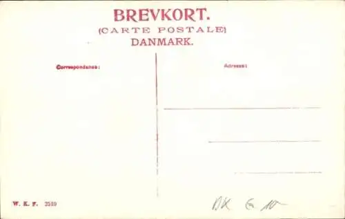 Ak Taasinge Dänemark, Statue, Bregninge