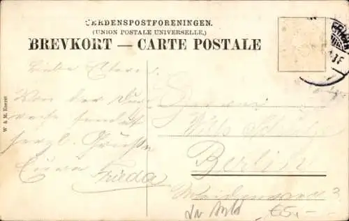 Ak Fredericia Jutland Dänemark, Markttag