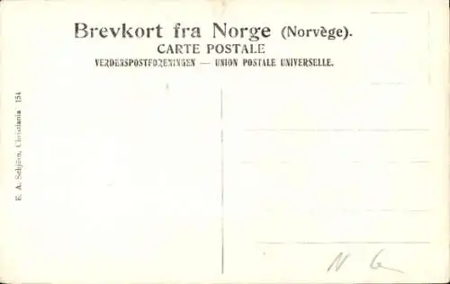 Ak Hardanger Norwegen, Wasserfall Skjervefos in Hardanger