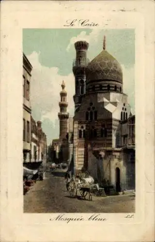 Ak Cairo Kairo Ägypten, blaue Moschee