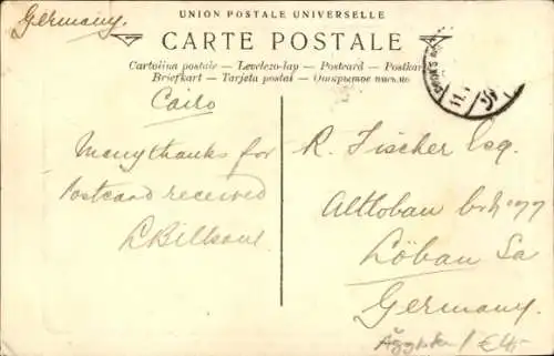 Ak Cairo Kairo Ägypten, blaue Moschee