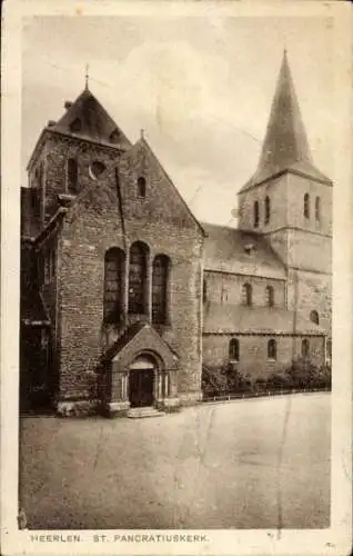 Ak Heerlen Limburg Niederlande, Sankt Pancratiuskirche