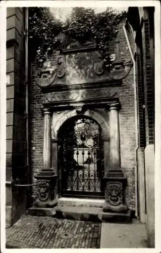 Ak Deventer Overijssel Niederlande, Tor der Mennonitenkirche