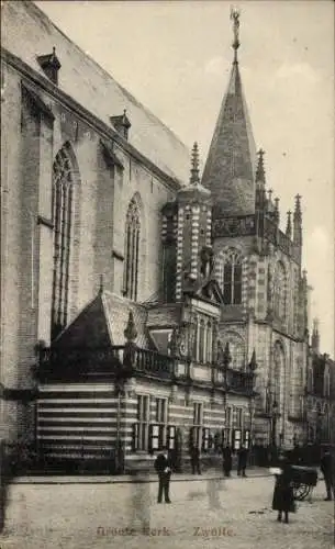 Ak Zwolle Overijssel Niederlande, Kirche