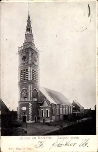 Ak Kerkdriel Maasdriel Gelderland, Zwijsen-toren