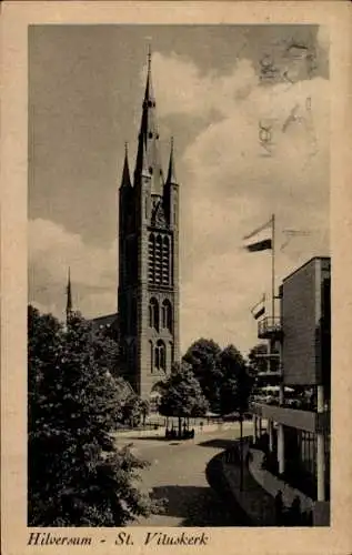 Ak Hilversum Noord-Holland Nederland, St. Vituskerk