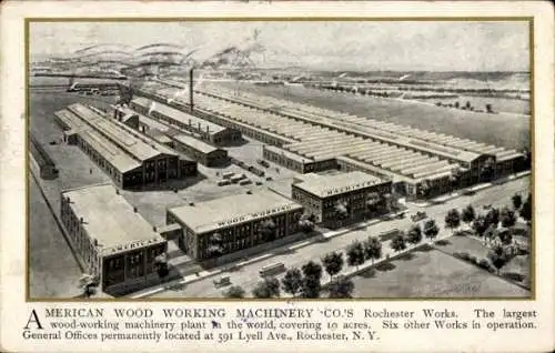 PC Rochester New York USA, American Wood Working Machinery Co.