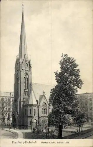 Ak Hamburg Nord Hoheluft, Markuskirche