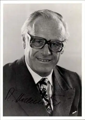 Autogramm Rolf Rodenstock, Münchner Unternehmer, Präsident Bundesverband der Dt. Industrie, Portrait