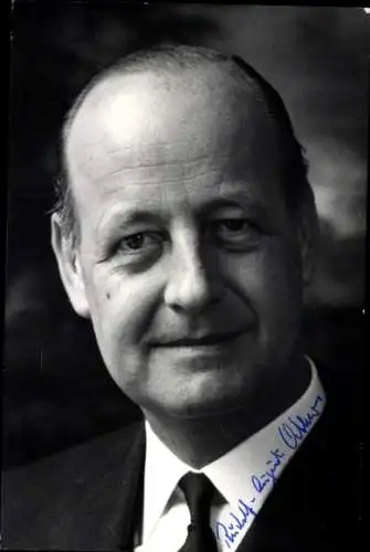 Autogramm Rudolf August Oetker, Unternehmer, Portrait