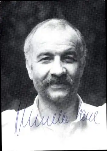 Foto Ak Schauspieler Armin Mueller-Stahl, Porträt, Autogramm