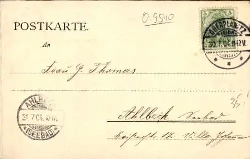 Passepartout Ak Planitz Zwickau in Sachsen, Gesamtansicht, Kirche