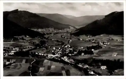 Ak Mitteltal Baiersbronn im Schwarzwald, Panorama