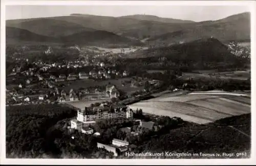 Ak Königstein im Taunus, Fliegeraufnahme