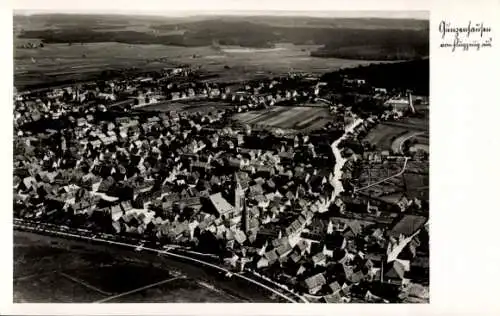Ak Gunzenhausen in Mittelfranken, Fliegeraufnahme