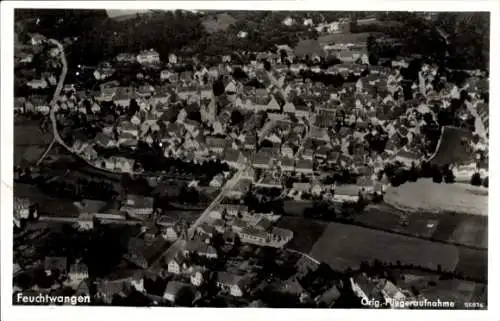 Ak Feuchtwangen in Mittelfranken, Fliegeraufnahme