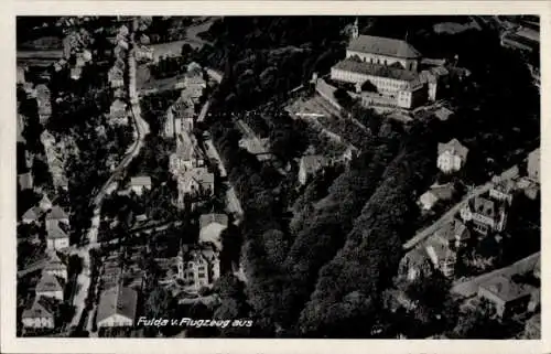 Ak Fulda in Hessen, Fliegeraufnahme