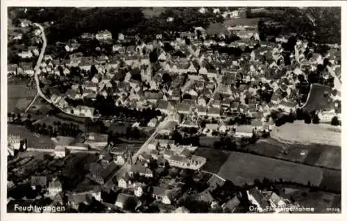 Ak Feuchtwangen in Mittelfranken, Fliegeraufnahme