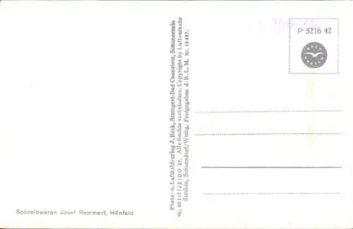 Ak Hünfeld in Hessen, Fliegeraufnahme