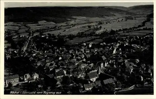 Ak Höchst im Odenwald, Fliegeraufnahme