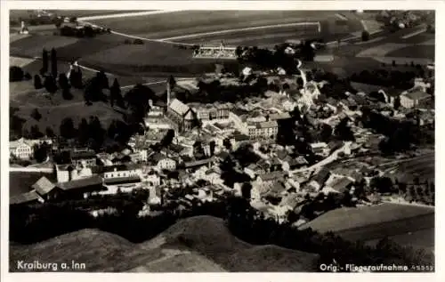 Ak Kraiburg am Inn Oberbayern, Fliegeraufnahme