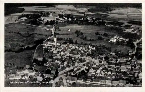 Ak Hohenwart in Oberbayern, Fliegeraufnahme