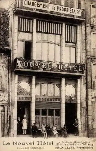 Ak Le Puy en Velay Haute Loire, Nouvel Hotel