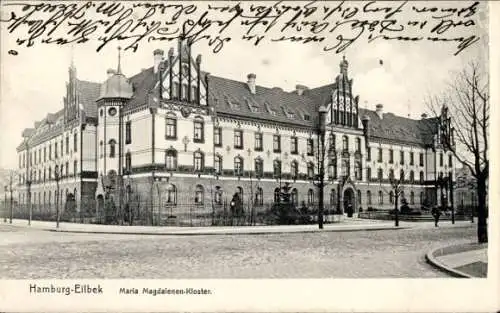 Ak Hamburg Wandsbek Eilbek, Marien Magdalenen Kloster, Richardstraße