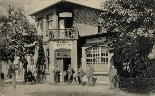 Ak Warnsdorf bei Ostseebad Travemünde Lübeck, Gasthof Hermannsruh