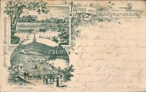 Vorläufer Litho Georgsmarienhütte in Niedersachsen, Park, Gesamtansicht