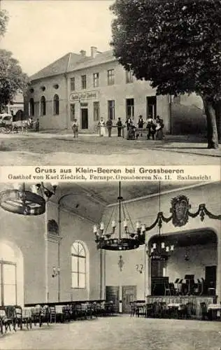 Ak Kleinbeeren Großbeeren in Brandenburg, Gasthof