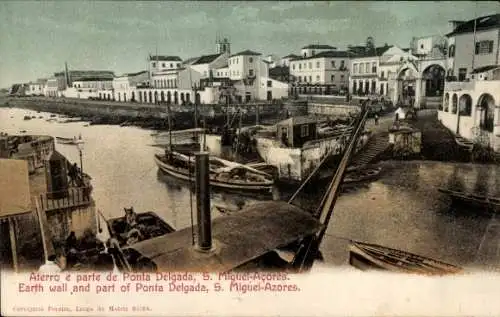 Ak Ponta Delgada Sao Miguel Azoren, Teilansicht