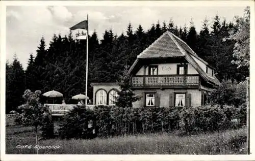 Ak Saig Lenzkirch im Schwarzwald, Cafe Alpenblick