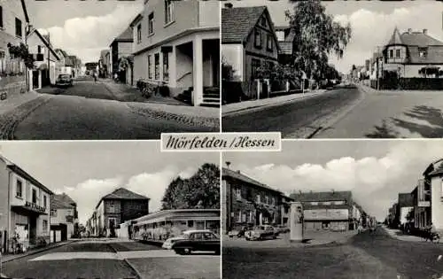 Ak Mörfelden Walldorf in Hessen, Straße, Häuser