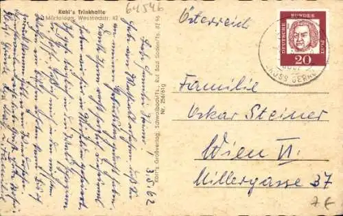 Ak Mörfelden Walldorf in Hessen, Straße, Häuser