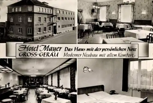 Ak Groß Gerau in Hessen, Hotel Mayer