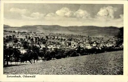 Ak Zotzenbach Rimbach im Odenwald, Gesamtansicht