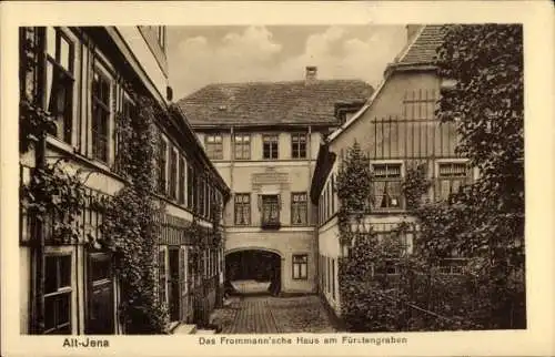 Ak Jena in Thüringen, Fromann'sches Haus, Fürstengraben