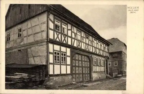 Ak Meeder Oberfranken, Haus Nr. 67, Jahr 1804